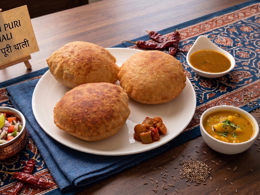 Bedmi Puri Aloo Sabzi