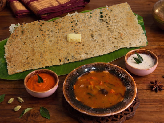 Butter Rava Masala Dosa
