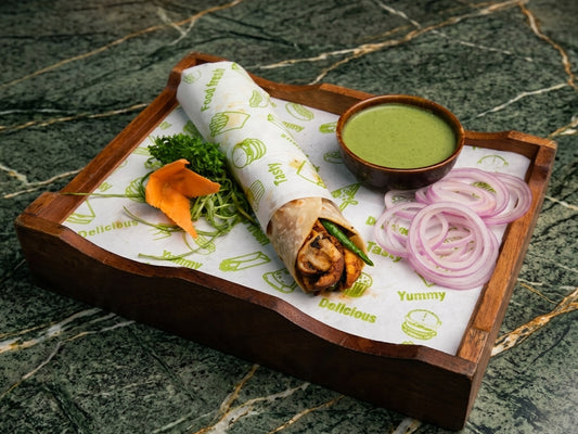 Mushroom Tikka Roll