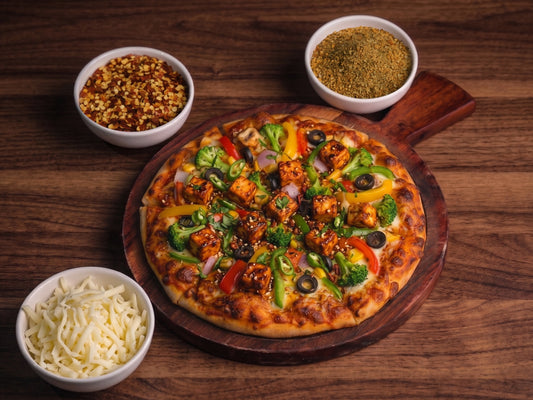 Veg Cheese Schezwan Pizza